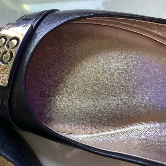 Coach Black Flats with Silver Accent - Picture 6 of 7